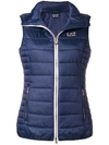 EA7 EA7 EMPORIO ARMANI PADDED GILET - BLUE