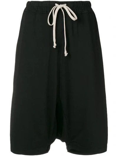 Rick Owens Drkshdw Loose Fitted Shorts In Black