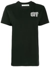 Off-white Lips Printed T-shirt In Black