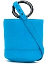 SIMON MILLER SIMON MILLER BUCKET CLUTCH - BLUE