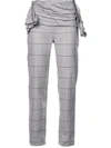 CARMEN MARCH CHECKED TROUSERS,FW18.TR.46.24.37