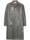 KOLOR KOLOR CONTRAST METALLIC COAT - GREEN