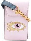 GIANCARLO PETRIGLIA GIANCARLO PETRIGLIA EYE APPLIQUE MINI BAG - PINK