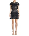 ALICE AND OLIVIA JOLIE RUFFLE TIER DRESS,1000085190213