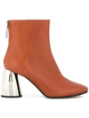 ELLERY CONE HEEL ANKLE BOOTS