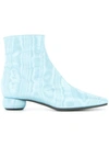 ELLERY RIPPLED EFFECT ANKLE BOOTS