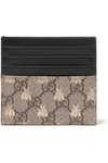 GUCCI Printed coated-canvas cardholder