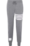 THOM BROWNE STRIPED KNITTED TRACK trousers