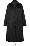 PRADA SHELL HOODED COAT