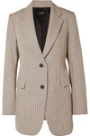 THEORY HOUNDSTOOTH COTTON AND WOOL-BLEND BLAZER