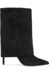 BALMAIN SUEDE ANKLE BOOTS