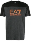 EA7 经典logo印花全棉T恤