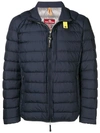 Parajumpers Hooded Down Jacket In Blue