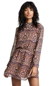 CUPCAKES AND CASHMERE MALORY STAR PAISLEY DRESS