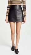 CUPCAKES AND CASHMERE MARRIE LEATHER A-LINE SKIRT