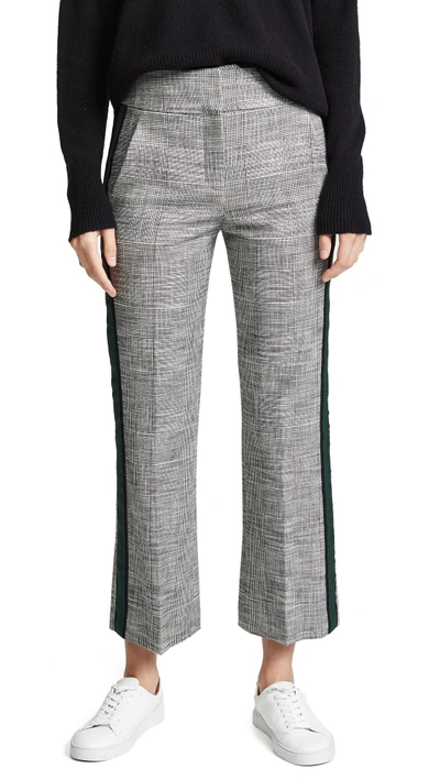 Veronica Beard Cormac Trousers In Grey Check