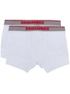 Dsquared2 White Boxers Twin Pack Set