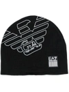 EA7 LOGO KNIT CAP