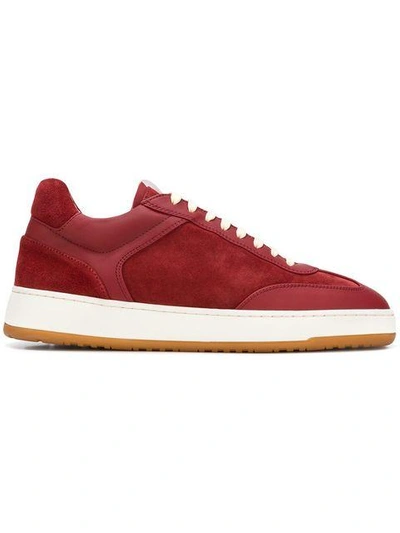 Etq. Red Suede Trainers Low 5