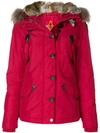 PARAJUMPERS PARAJUMPERS DORIS FEATHER DOWN PARKA COAT - RED