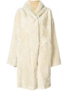 SYLVIE SCHIMMEL hooded shearling coat