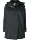 SAVE THE DUCK SAVE THE DUCK HOODED PARKA COAT - BLACK