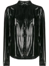 SAINT LAURENT METALLIC LAMÉ SHIRT