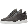 FILLING PIECES FILLING PIECES LOW TOP GHOST WAXED SUEDE SNEAKER,2522259190615