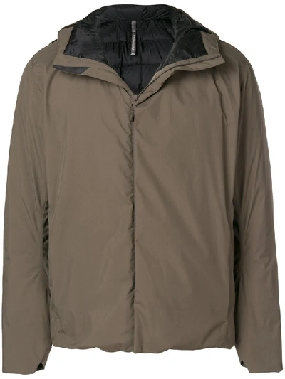 Arc'teryx Padded Hooded Jacket In Green