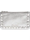 MIU MIU MADRAS ENVELOPE POUCH