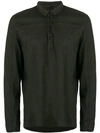 TRANSIT long sleeve polo shirt