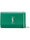 Saint Laurent 'monogram' Crossbody Bag - Green In Green