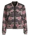 ULTRACOR Collegiate Flower Camo Bomber Jacket