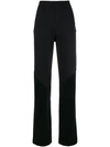 Givenchy Logo Trim Track Pants In Black