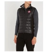 Canada Goose Hybridge Lite Quilted Shell-down Gilet In S:blck/l:graphte