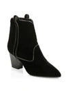 LAURENCE DACADE Sheryll Western Suede Ankle Boots