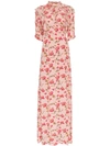 BY TIMO BY TIMO FLORAL PRINT WRAP DRESS - PINK
