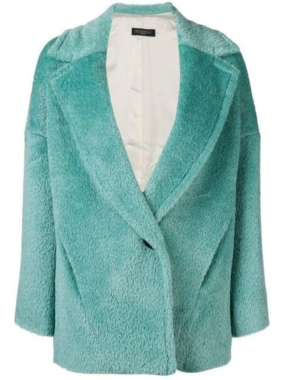 Antonelli Oversized Fur Jacket - Green