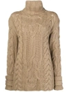 MICHEL KLEIN chunky knit jumper