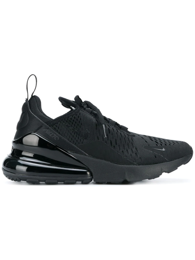 Nike Air Max 270 Premium Trainer In Black