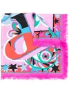 EMILIO PUCCI PRINTED SQUARE SCARF