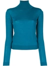 EMILIO PUCCI ROLL NECK LONG SLEEVED KNIT TOP