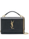 SAINT LAURENT CASSANDRA LEATHER CROSS BODY BAG