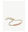 MONICA VINADER BAJA 18CT YELLOW-GOLD VERMEIL AND PINK QUARTZ BRACELET,99995782