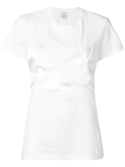 Pinko Bralette T恤 In White