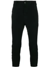 ANN DEMEULEMEESTER cropped tapered trousers