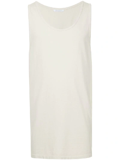 John Elliott Round Neck Tank Top In Neutrals