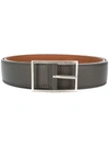 SIMONNOT GODARD SIMONNOT GODARD SQUARE BUCKLE BELT - GREY