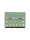 VALENTINO GARAVANI VALENTINO VALENTINO GARAVANI ROCKSTUD CARDHOLDER - GREEN