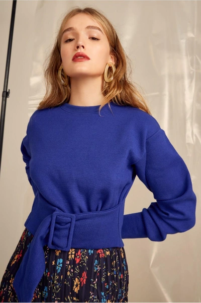 C/meo Collective The Moments Jumper In Cobalt